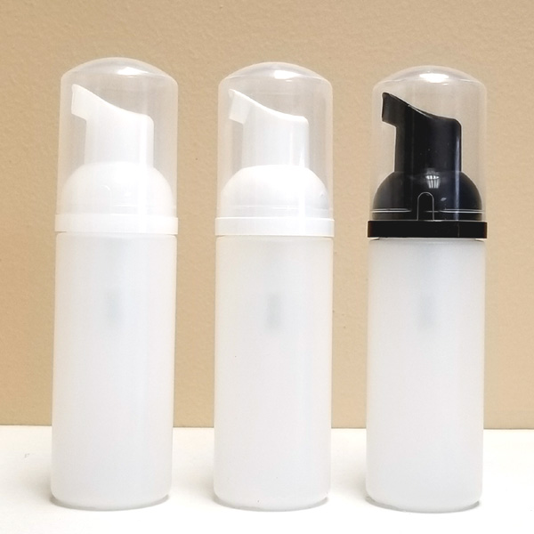 50mL WHITE HDPE Bottles with Foam Pumps (100 Case) : Foaming Soap Pumps,  Foam Pump Bottles, Foam Dispensers and more