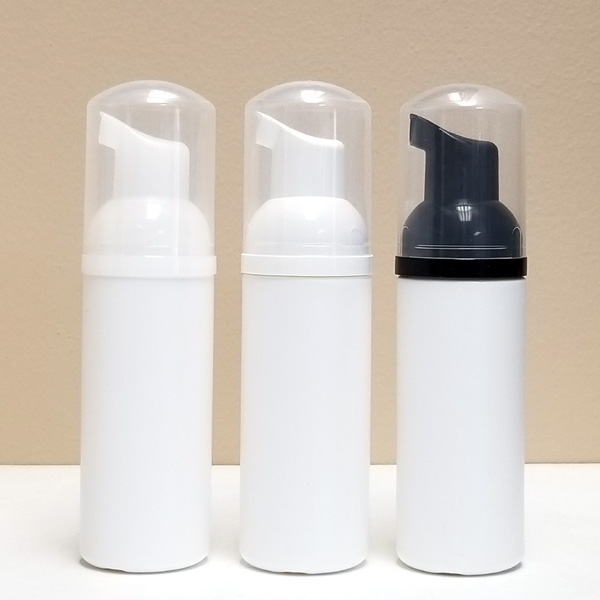 50mL WHITE HDPE Bottles with Foam Pumps (Each)